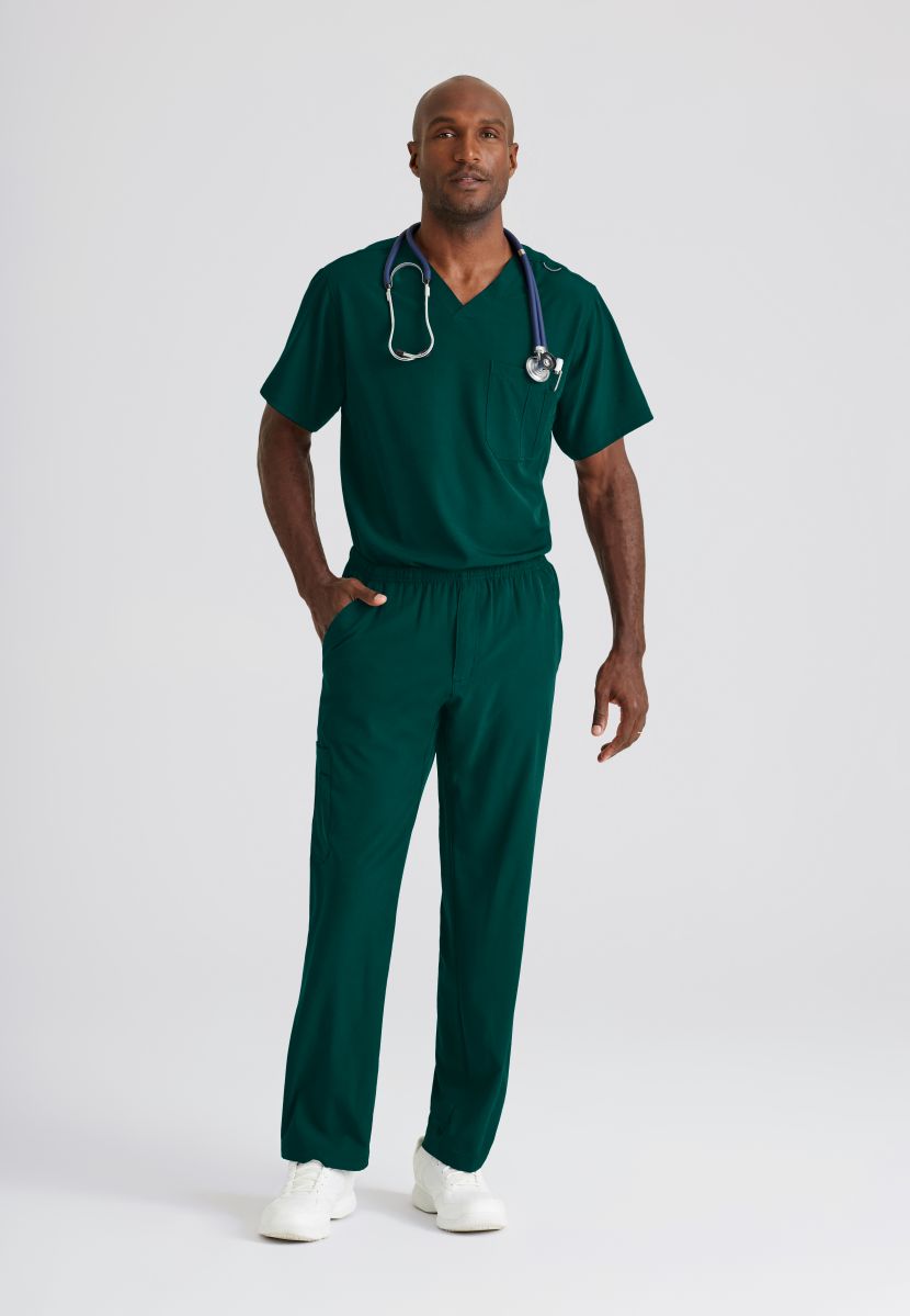 Skechers Structure V-Neck Top | Hunter Green