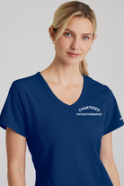 SKECHERS FEMALE RELIANCE 3-POCKET WRAP EFFECT TOP | NAVY