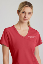 Skechers Reliance 3-pocket wrap effect top | RED