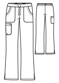 Skechers Reliance 3-Pocket Flat Front Scrub Trousers | MAIN-IMAGE