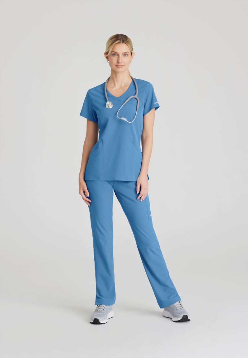 SKECHERS FEMALE RELIANCE 3-POCKET WRAP EFFECT TOP | TRUE CEIL