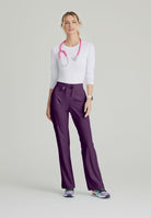 Skechers Reliance 3-Pocket Flat Front Scrub Trousers | Eggplant