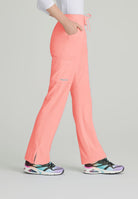 Skechers Reliance 3-Pocket Flat Front Scrub Trousers | Coral Fizz