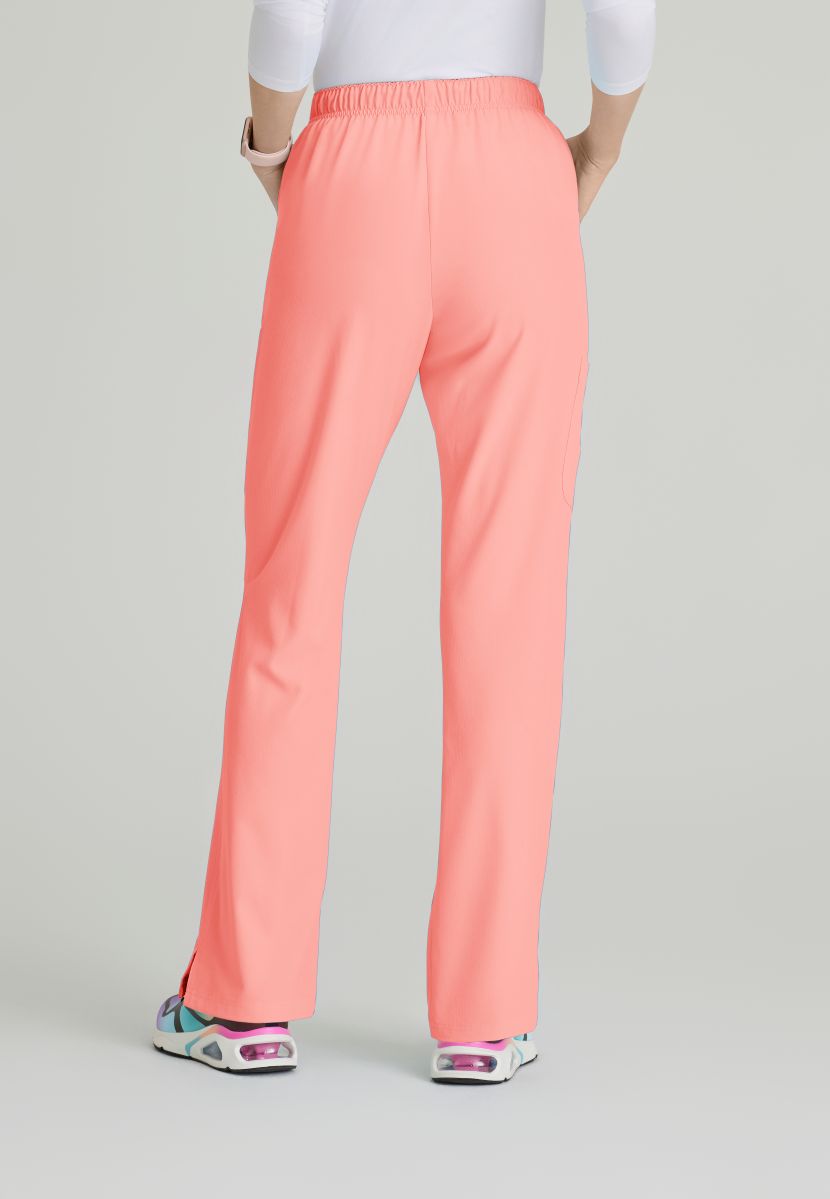 Skechers Reliance 3-Pocket Flat Front Scrub Trousers | Coral Fizz