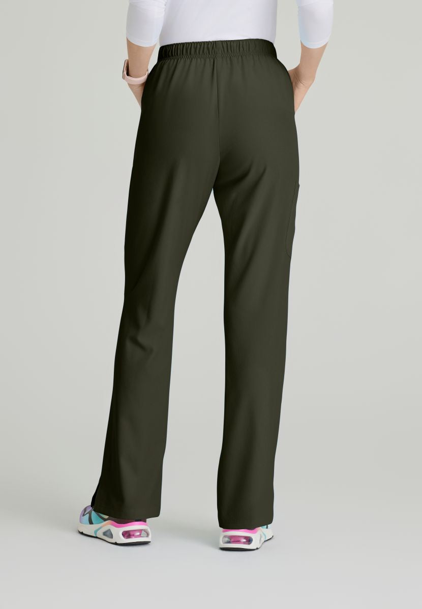 Skechers Reliance 3-Pocket Flat Front Scrub Trousers | Olive