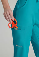 Skechers Reliance 3-Pocket Flat Front Scrub Trousers | Teal