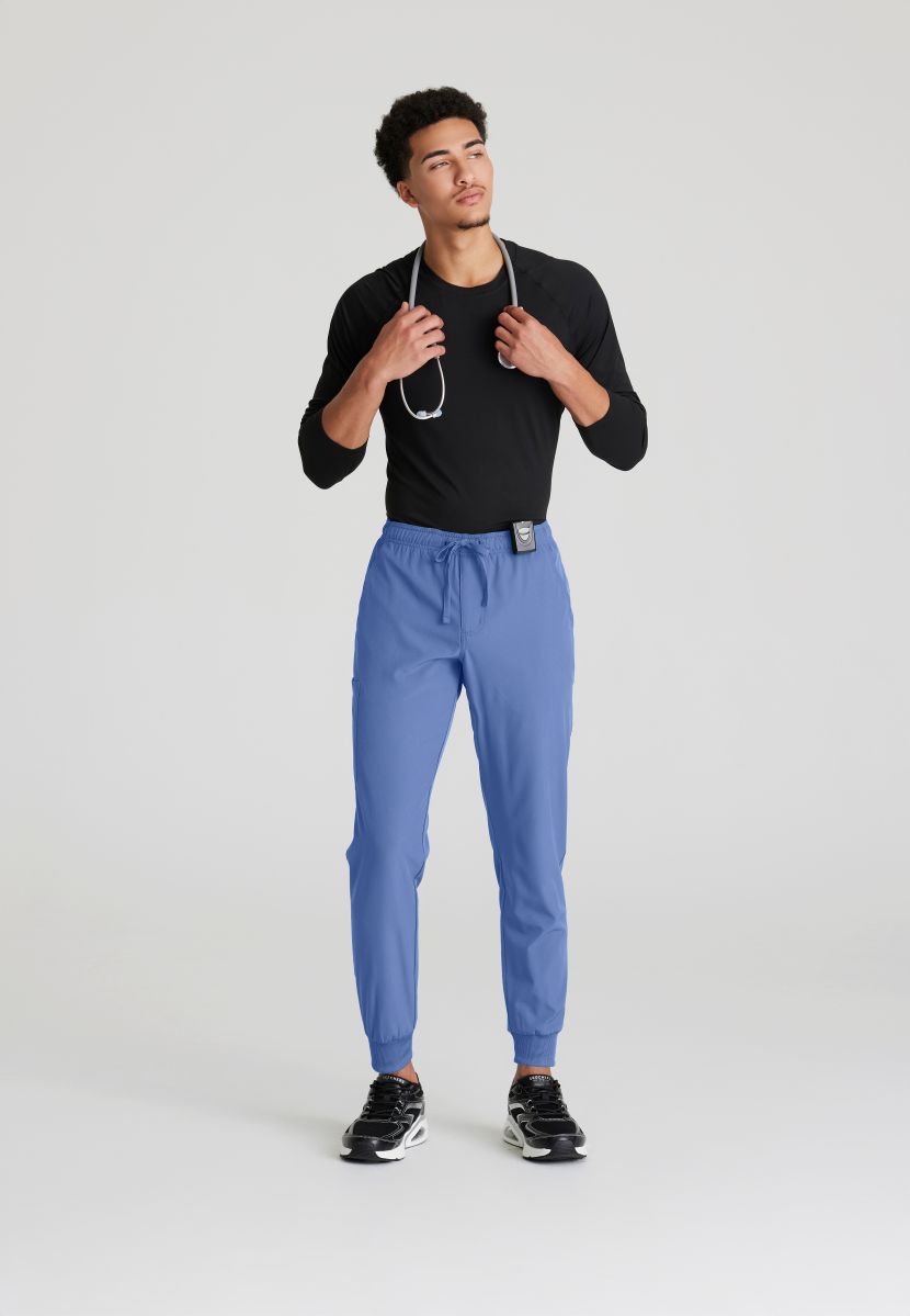 Skecher's Men's Jogger Scrub Pant with Drawstring Elastic Waistband and Cargo Pocket | TRUE CEIL