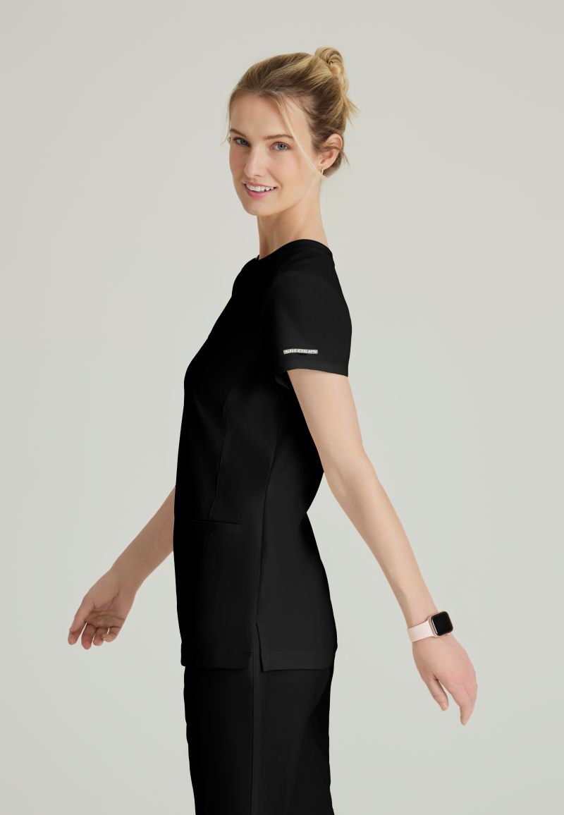 Skechers Women's Coast 2-Pocket Banded Collar Top PRE-ORDER PRODUCT | BLACK