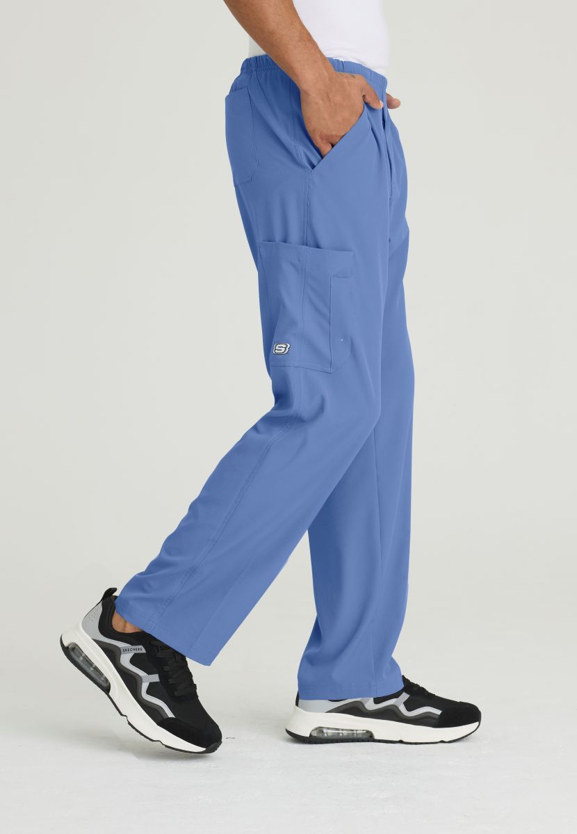 Skechers Male Structure 4 Pocket Elastic Waistband Scrub Trousers | TRUE CEIL