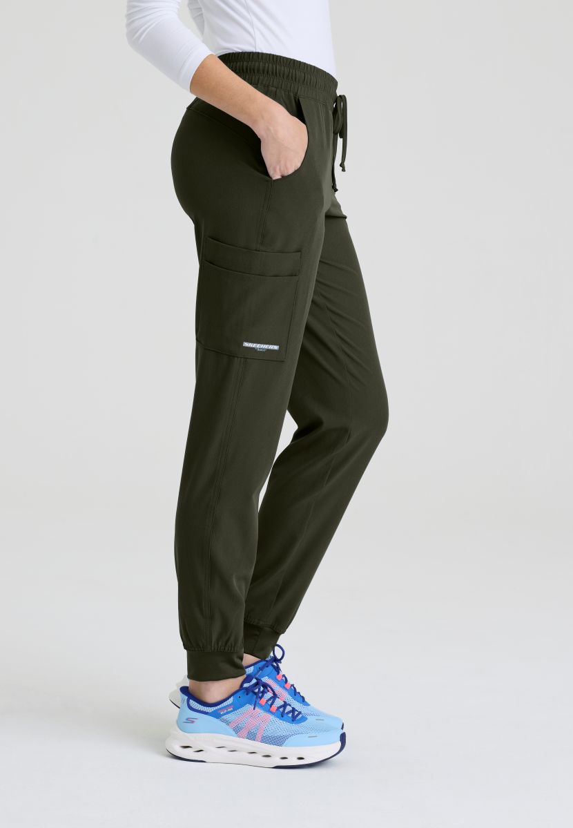 Skechers Theory 4-Pocket Waistband Jogger Pants | Olive