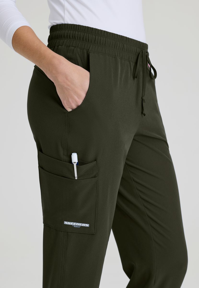 Skechers Theory 4-Pocket Waistband Jogger Pants | Olive