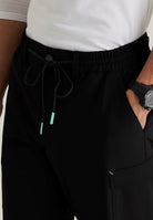 Terrain Men's 6 Pocket Double Cargo Pocket Straight Leg Pant | BLACK