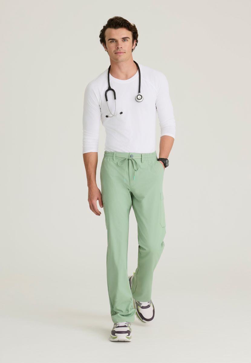 Terrain Men's 6 Pocket Double Cargo Pocket Straight Leg Pant | Field Green