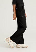 Skechers Explore Women's 5 Pocket Knit Waistband Fit &amp; Flare Pant | BLACK