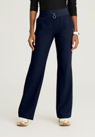Skechers Explore Women's 5 Pocket Knit Waistband Fit &amp; Flare Pant | NAVY