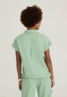 Skechers Charlie Women's 3 Pocket Shirt Collar Dolman Sleeve Top | Field Green