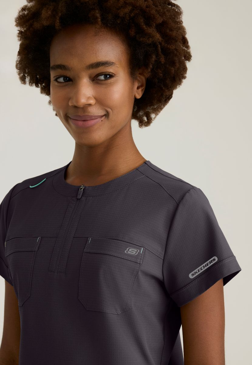 Trek Tuck-In Top | Pewter Grey