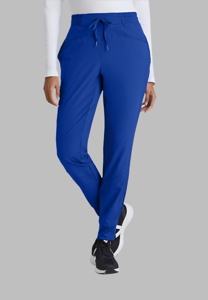 Barco One Drawstring Female Jogger Style Scrub Trousers | New Royal