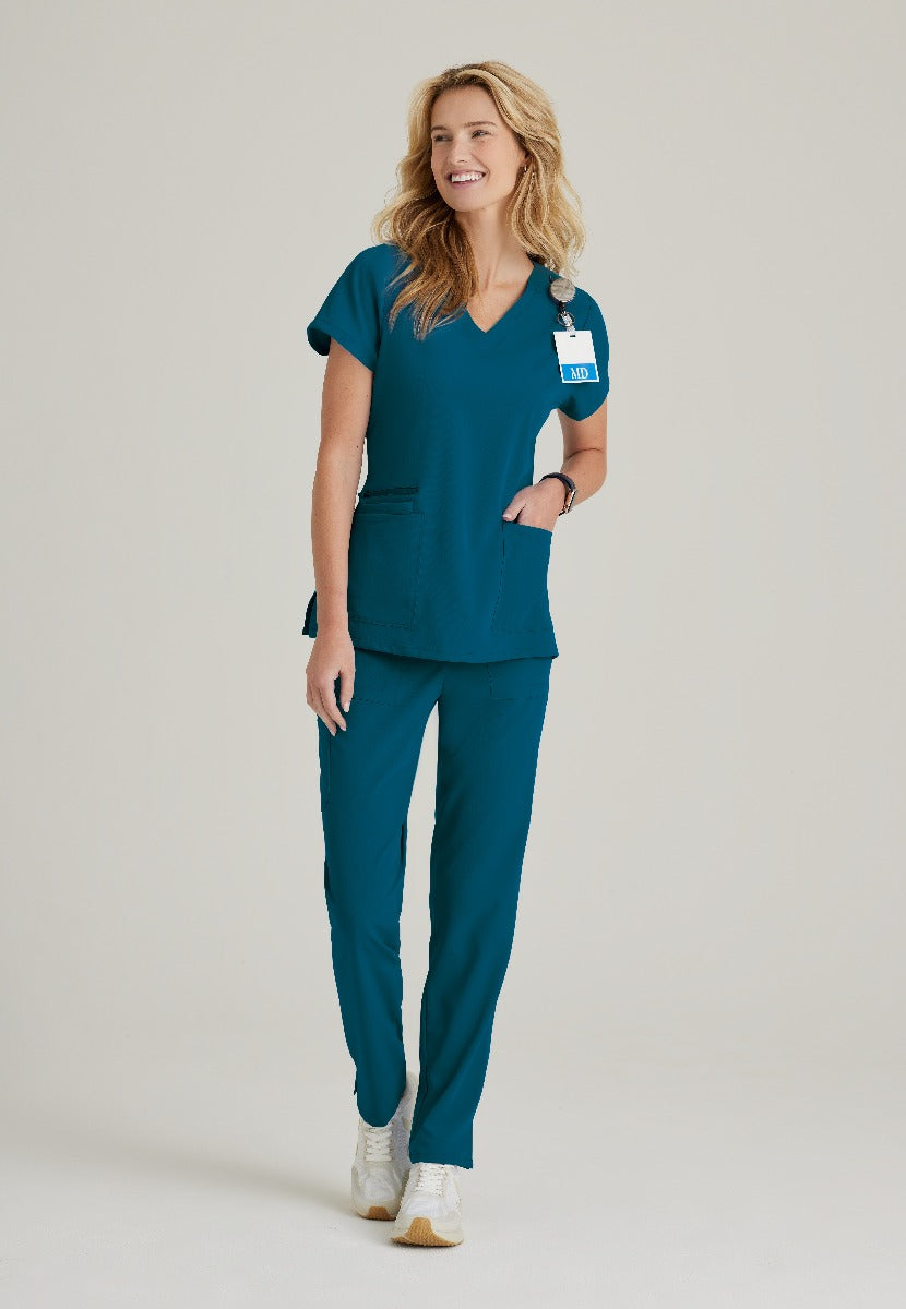 Barco Unify 5-Pocket Slim Leg Scrub  Pant | Bahama / Caribbean