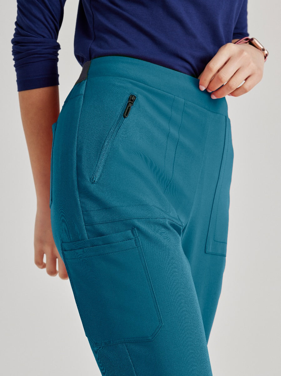 Barco Unify 5-Pocket Slim Leg Scrub  Pant | Bahama / Caribbean