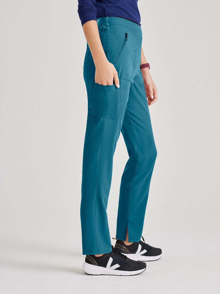 Barco Unify 5-Pocket Slim Leg Scrub  Pant | Bahama / Caribbean