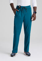 Grey's Anatomy Spandex Stretch Men's 6 Pocket Straight Pant | Bahama / Caribbean
