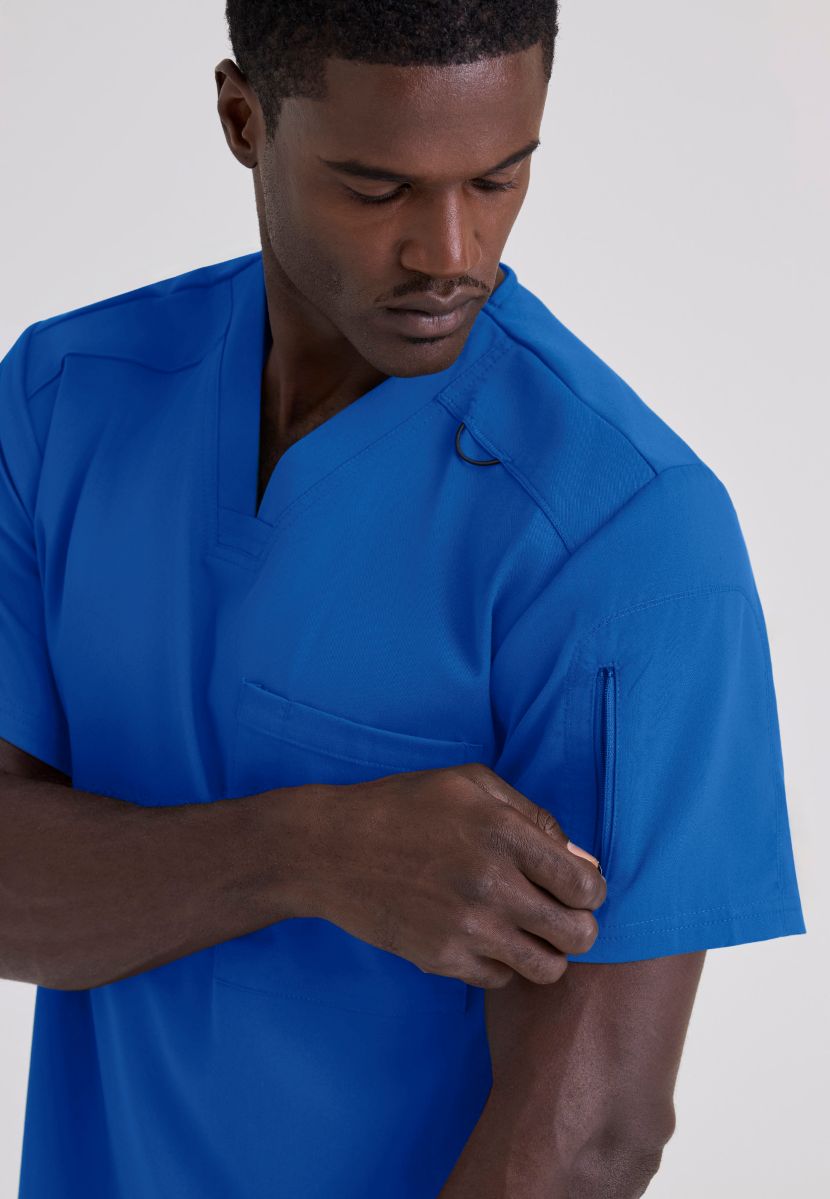 GRST079 Grey's Anatomy Spandex-Stretch Murphy Top | New Royal