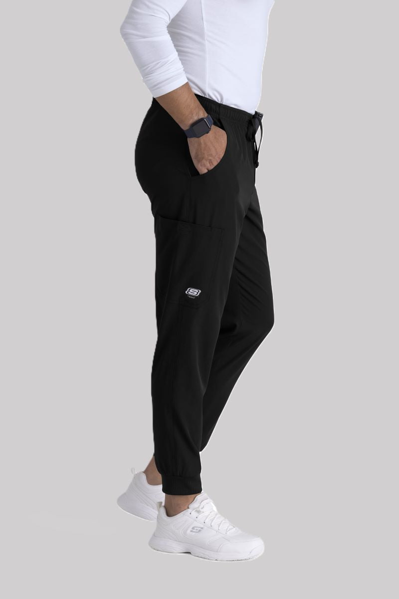 Skecher s Men s Jogger Scrub Pant with Drawstring Elastic Waistband and Cargo Pocket