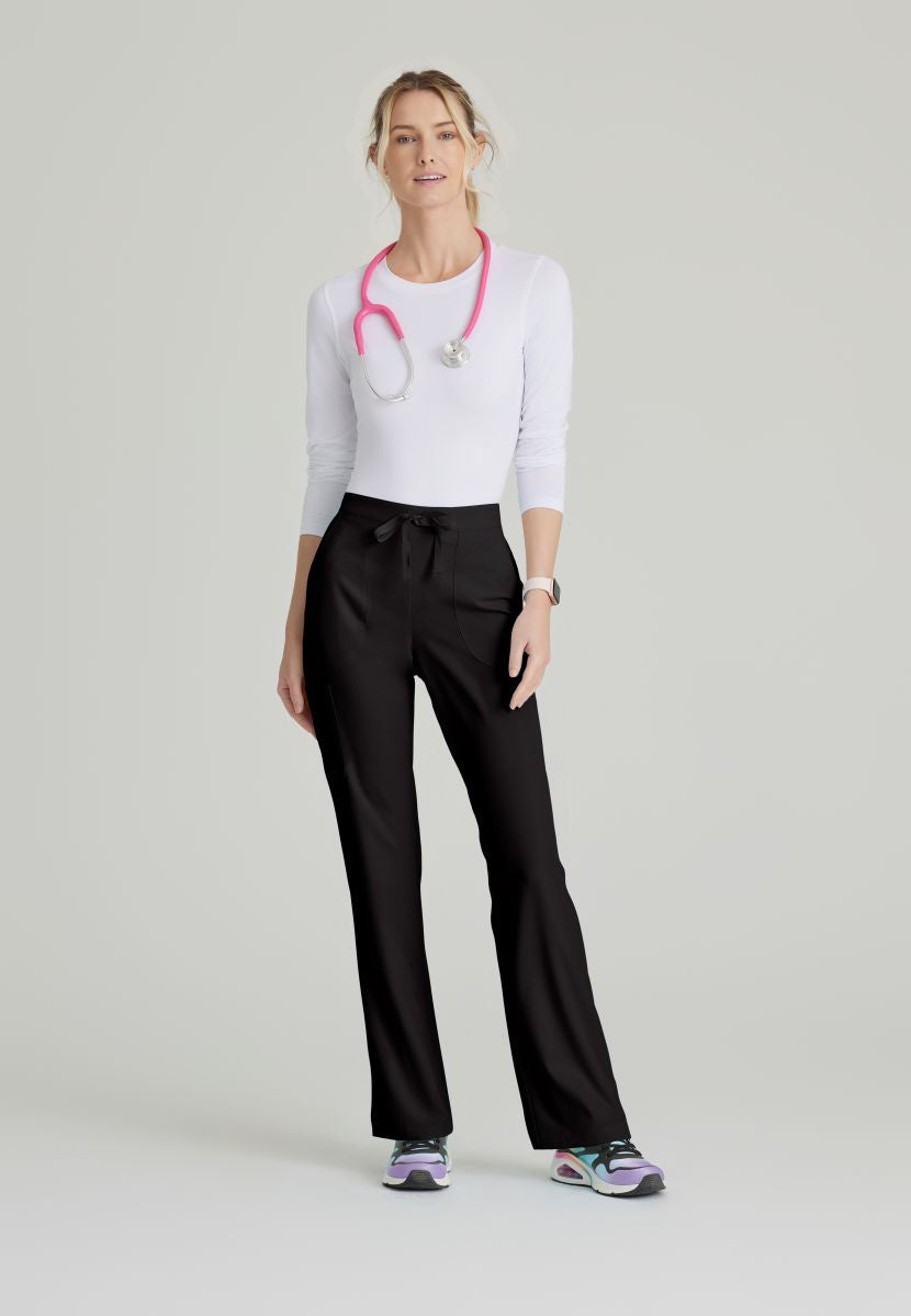 SKECHERS RELIANCE 3-POCKET FLAT FRONT PANTS  | BLACK