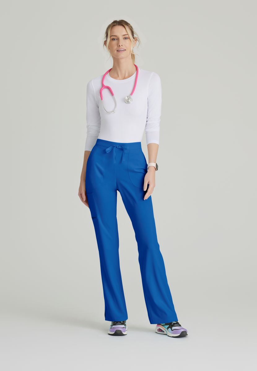 Skechers Reliance 3-Pocket Flat Front Scrub Trousers | New Royal
