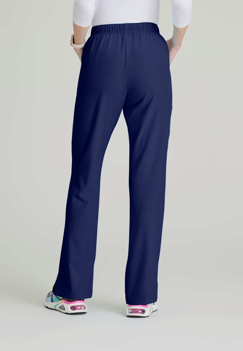 SKECHERS RELIANCE 3-POCKET FLAT FRONT PANTS PETITE (29") LEG LENGTH | NAVY