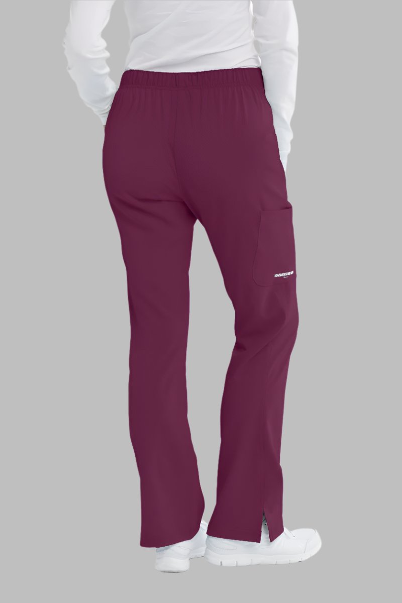 SKECHERS RELIANCE 3-POCKET FLAT FRONT PANTS  | Wine
