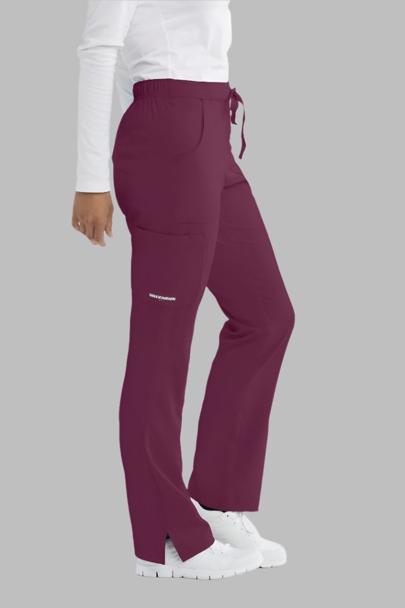 SKECHERS RELIANCE 3-POCKET FLAT FRONT PANTS  | Wine