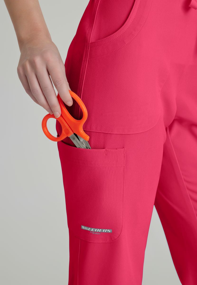 SKECHERS RELIANCE 3-POCKET FLAT FRONT PANTS  | VIBRANCE PINK
