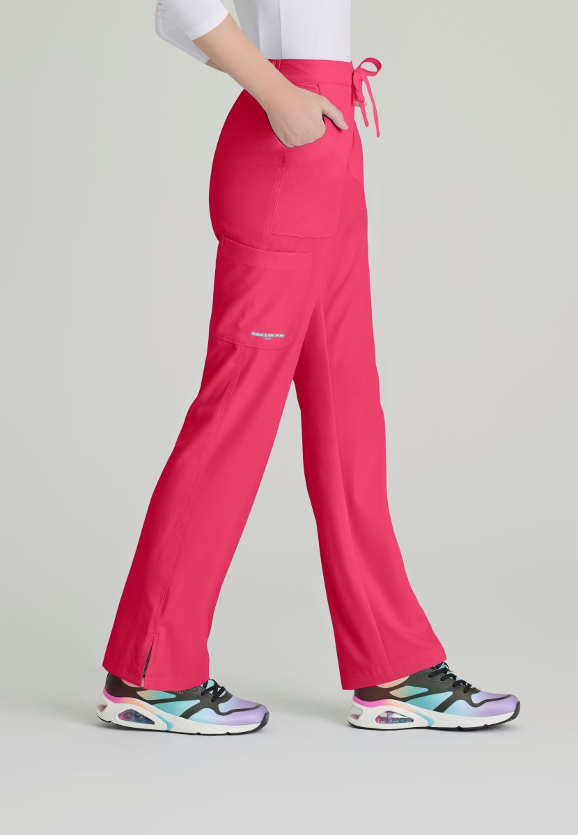 SKECHERS RELIANCE 3-POCKET FLAT FRONT PANTS  | VIBRANCE PINK