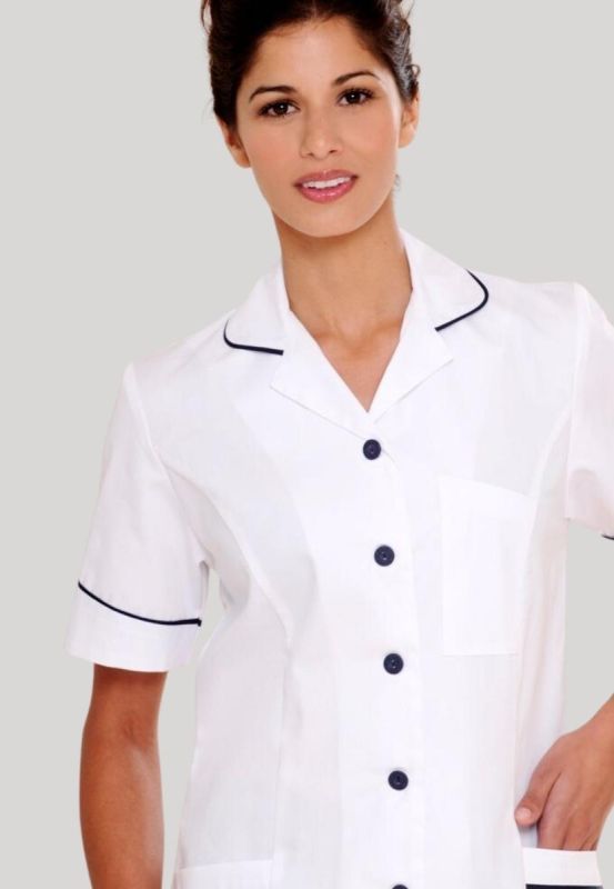 Cotton & polyester nurse uniform tunic