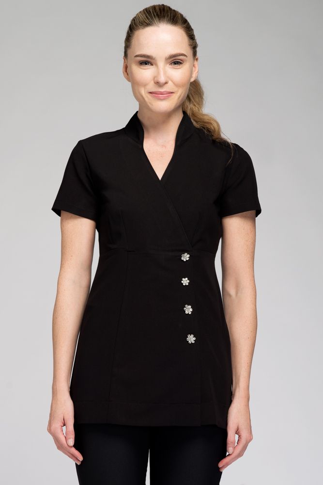 Nail Salon Pocket Uniform - Unisex Midweight Cotton Pocket T-Shirt |  Customized Girl