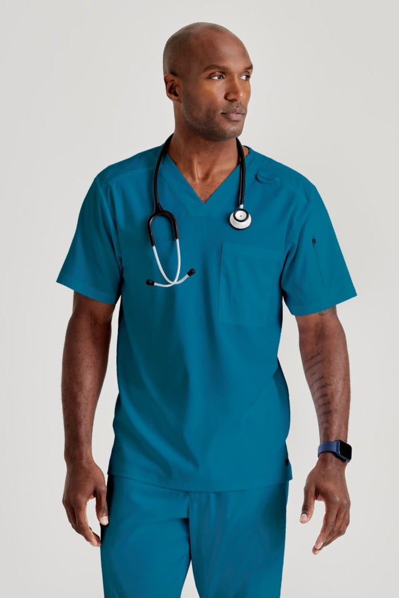 Spandex on sale scrub tops